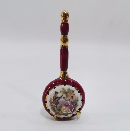 ÜZERİ ALTIN VARAKLI ANTİKA LİMOGES BİBLO