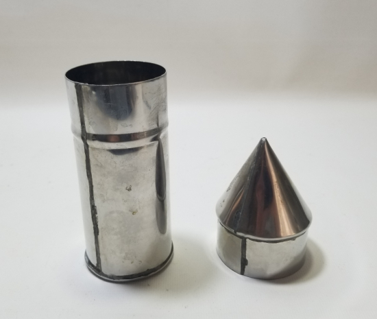 KALEM FORMUNDA YAPILMIŞ ANTİKA KAPAKLI KALEM KUTUSU