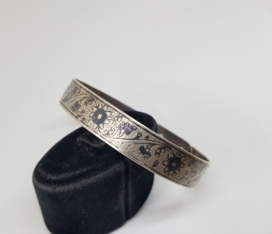 OSMANLI DÖNEMİ SAVAT İŞÇİLİKLİ ÇOK NADİR KULA DAMGALI BİLEZİK