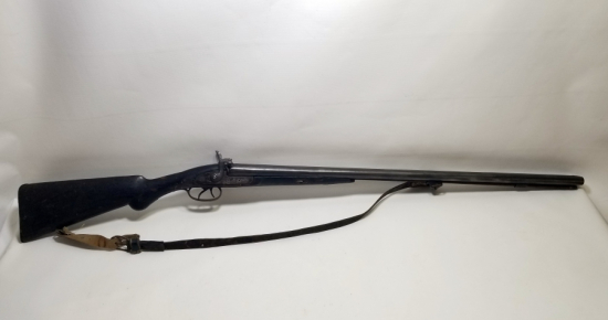 ÜZERİ AV SAHNELİ OSMANLI DÖNEMİ ÇİFTE DOLMA TÜFEK