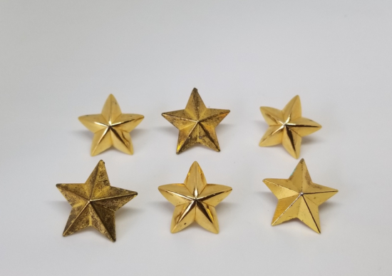 ÜZERLERİ ALTIN VERMEYLİ PAŞA APOLET YILDIZLARI LOTU