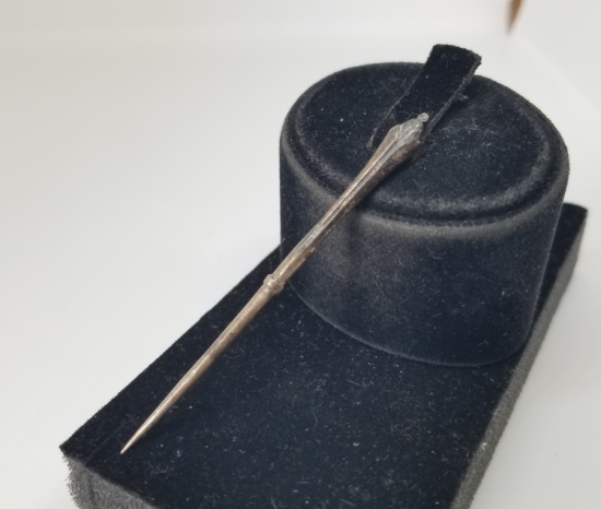 UÇ KISMI LALE MOTİFLİ OSMANLI DÖNEMİ GÜMÜŞ İĞNE