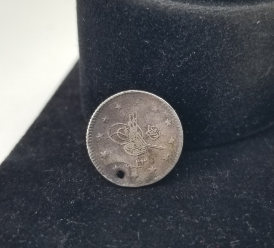 SULTAN ABDÜLHAMİD DÖNEMİ GÜMÜŞ 1 KURUŞ MECİDİYE