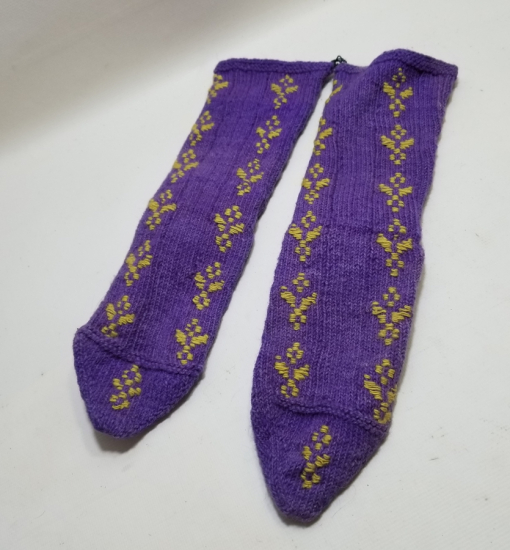 OSMANLI DÖNEMİ EL ÖRME ÇORAP