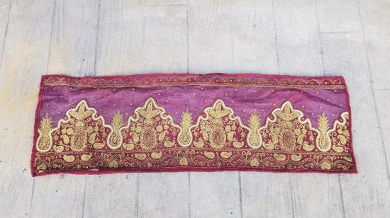 SIRMA İŞÇİLİKLİ OSMANLI DÖNEMİ RUM İŞİ RUNNER - MASA ÖRTÜSÜ