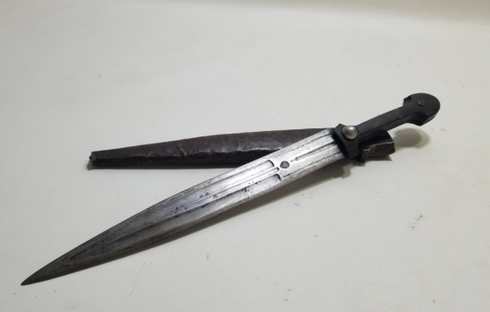 ÜZERİ USTA DAMGALI NADİR TİPTE ÇERKES KAMASI