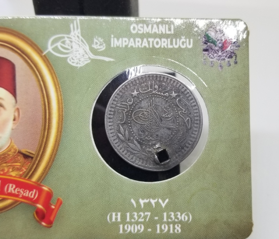 MEHMED REŞAD HAN DÖNEMİ KAPAMASINDA NİKEL 40 PARA
