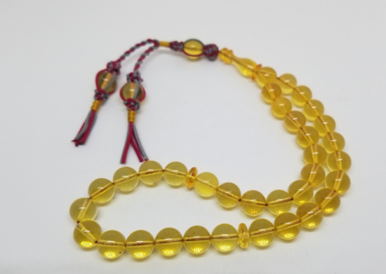 ÖZEL YAPIM DAMLA KEHRİBAR TESPİH