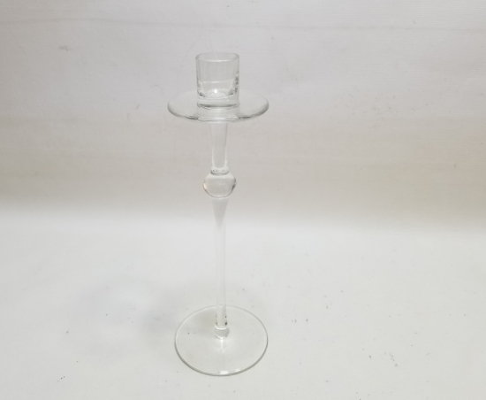 ANTİKA CAM MUMLUK - ŞAMDAN