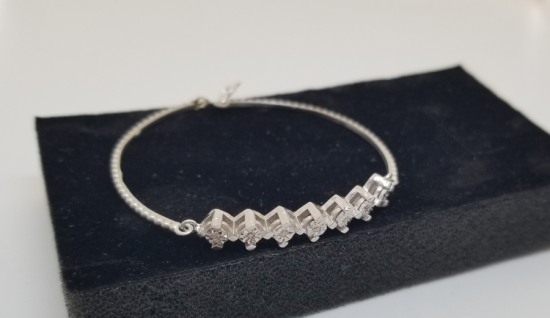 PIRLANTA TAŞLI ÖZEL YAPIM BİLEKLİK