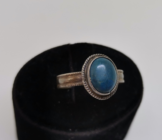 LAPİS TAŞLI ÖZEL YAPIM GÜMÜŞ YÜZÜK