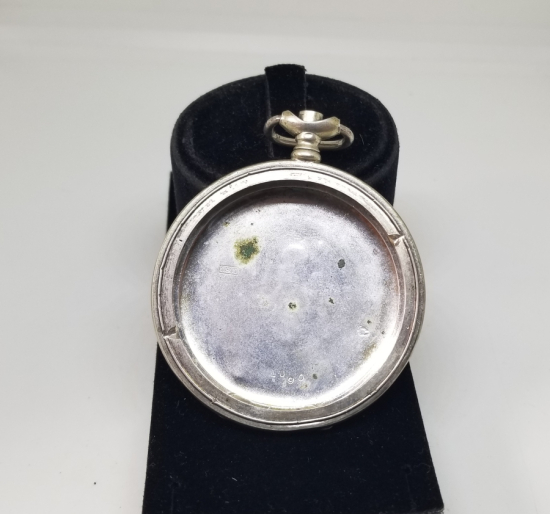 ANTİKA GÜMÜŞ CEP SAATİ KASASI