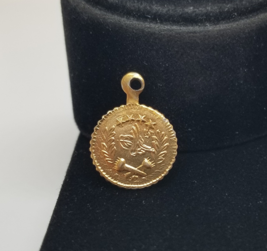 OSMANLI DÖNEMİ ALTIN KAPLAMA SÜNNET MAŞALLAHI