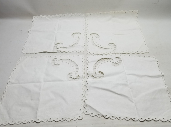 4 ADET ANTİKA DELİK İŞİ PEÇETELİK