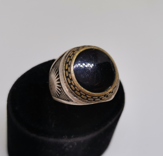 KABARTMA İŞÇİLİKLİ GÜMÜŞ YÜZÜK