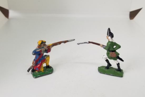 EL BOYAMA ANTİKA 2 ADET KURŞUN ASKER