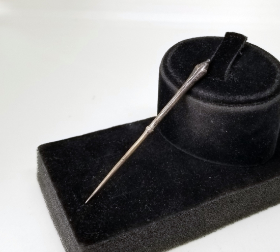 UÇ KISMI LALE FİGÜRLÜ OSMANLI DÖNEMİ GÜMÜŞ İĞNE