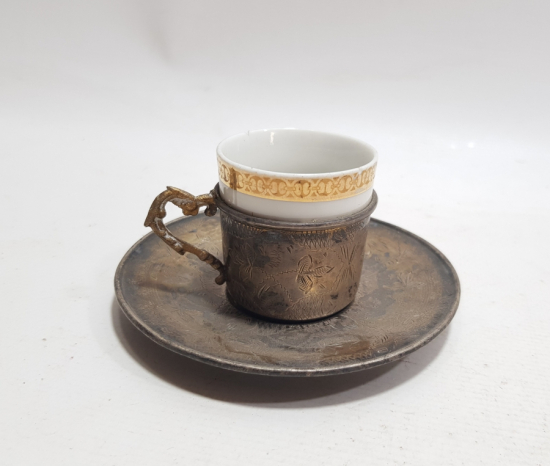 OSMANLI DÖNEMİ GÜMÜŞ KAHVE TAKIMI