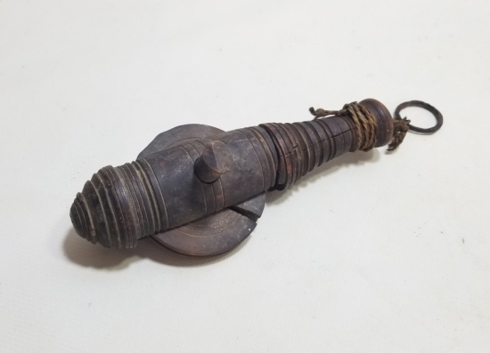 OSMANLI DÖNEMİ AHŞAP EL YAPIMI DOKUMA TEZGAHI MAKARASI