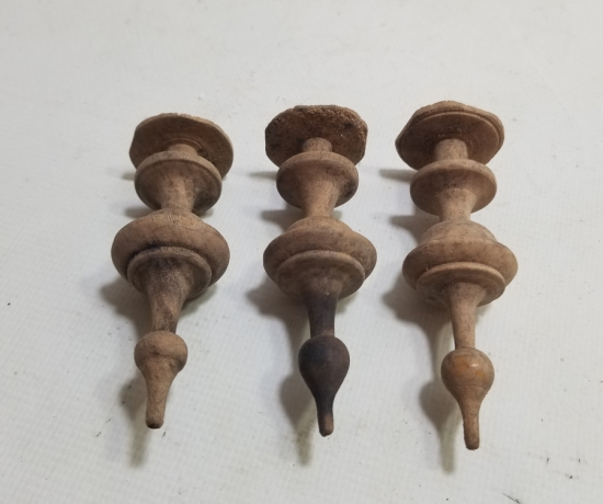 OSMANLI DÖNEMİ AHŞAP DUVAR SAATİ PARÇALARI LOTU