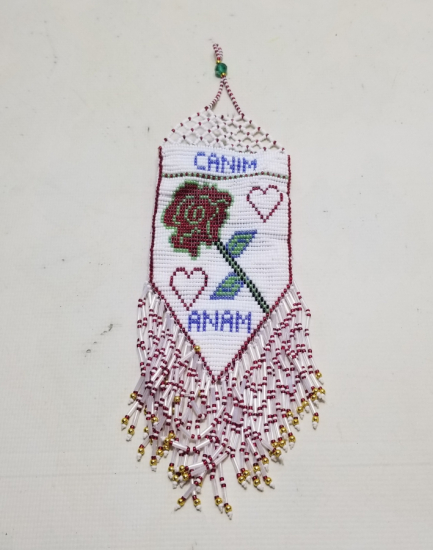 CEZAEVİ YAPIMI BONCUK İŞİ ARABA SÜSÜ