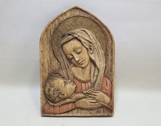 ANTİKA EL OYMA İTALYAN İKONA