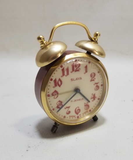 ANTİKA KURMALI MASA SAATİ