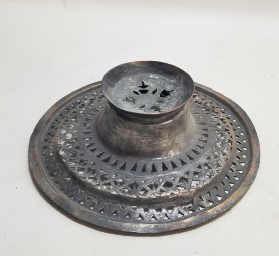 TESTERE İŞÇİLİKLİ OSMANLI DÖNEMİ BAKIR LENGER SÜZGECİ