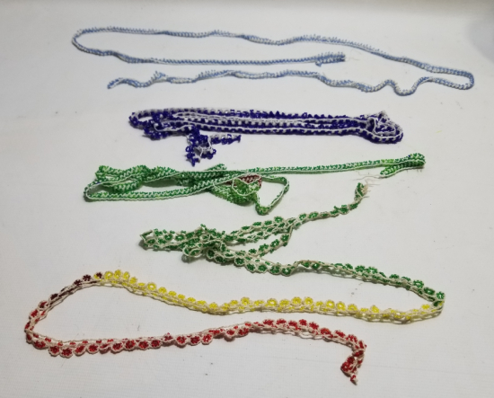 OPAL BONCUKLU ANTİKA YAZMA KENARI LOTU