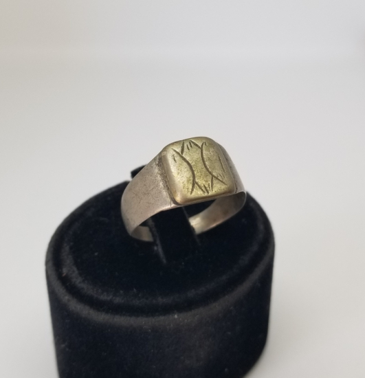 OSMANLI DÖNEMİ NALIN-I ŞERİF GÖRSELLİ EL YAPIMI YÜZÜK