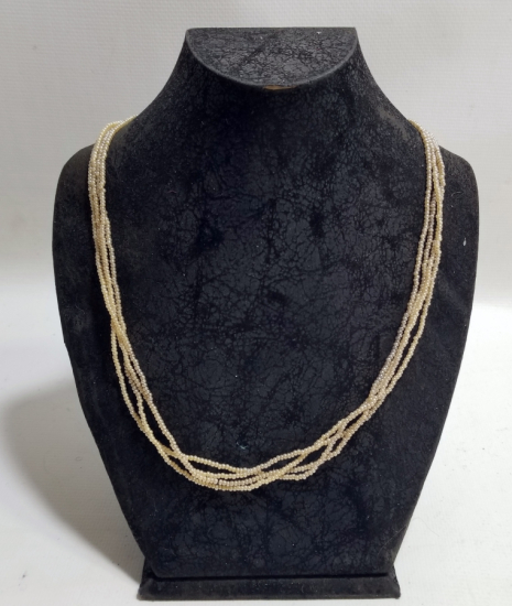 OSMANLI DÖNEMİ İNCİ FORMLU OPAL GERDANLIK