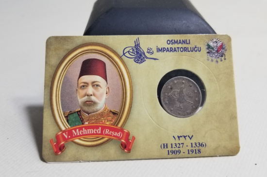 SULTAN MEHMET REŞAT HAN DÖNEMİ GÜMÜŞ 2 KURUŞ MECİDİYE