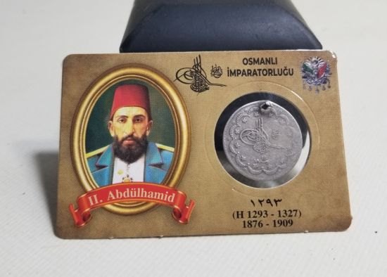 SULTAN ABDÜLHAMİD HAN DÖNEMİ GÜMÜŞ 5 KURUŞ MECİDİYE