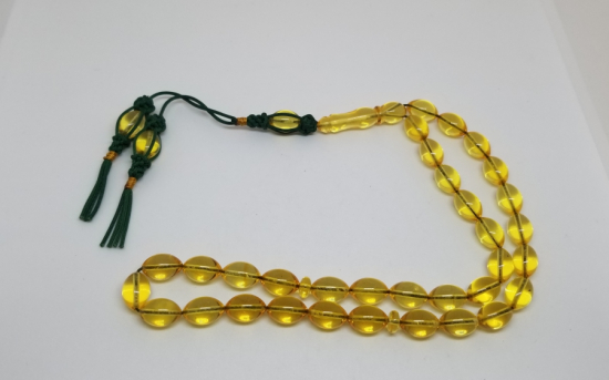 ÖZEL YAPIM DAMLA KEHRİBAR TESPİH