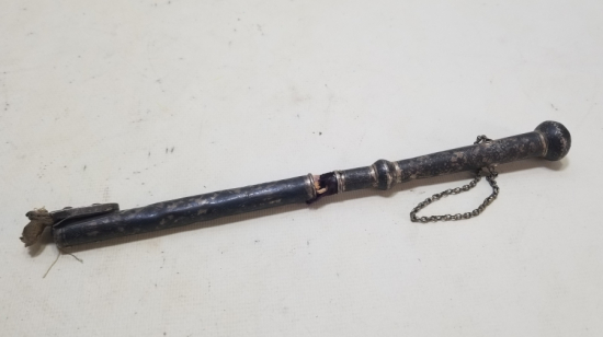 OSMANLI DÖNEMİ GÜMÜŞ SAVATLI AT KAMÇISI PARÇALARI