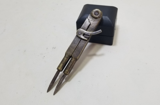 OSMANLI DÖNEMİ EL YAPIMI MÜHENDİS PERGELİ