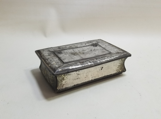 EL YAPIMI ANTİKA PUL KUTUSU