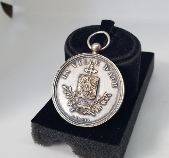 1880 TARİHLİ AVRUPA GÜMÜŞ MADALYA