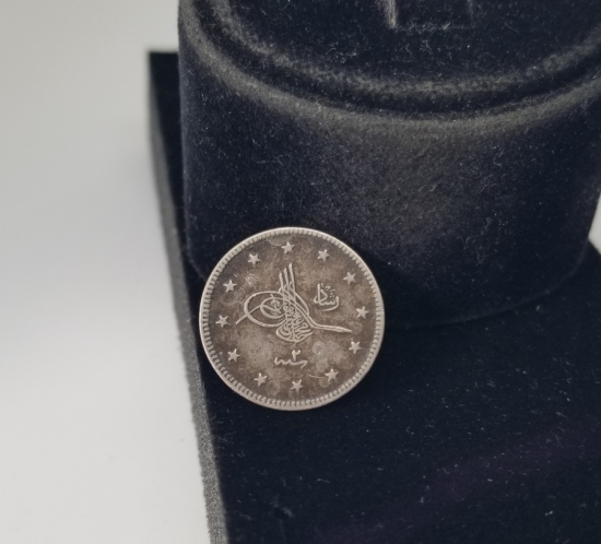 SULTAN MEHMET REŞAT HAN DÖNEMİ GÜMÜŞ 2 KURUŞ MECİDİYE