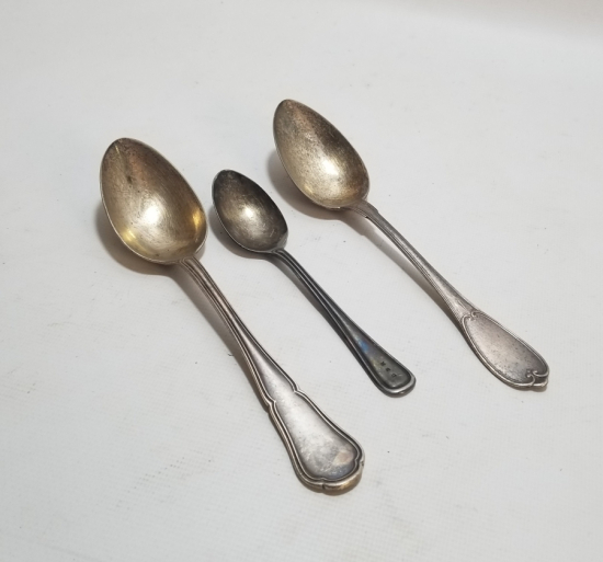 GÜMÜŞ KAPLAMA ANTİKA KAŞIK LOTU