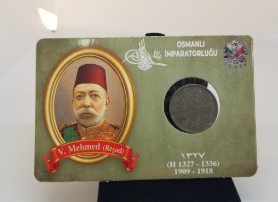 MEHMET REŞAT HAN DÖNEMİ KOLEKSİYONLUK NİKEL 10 PARA