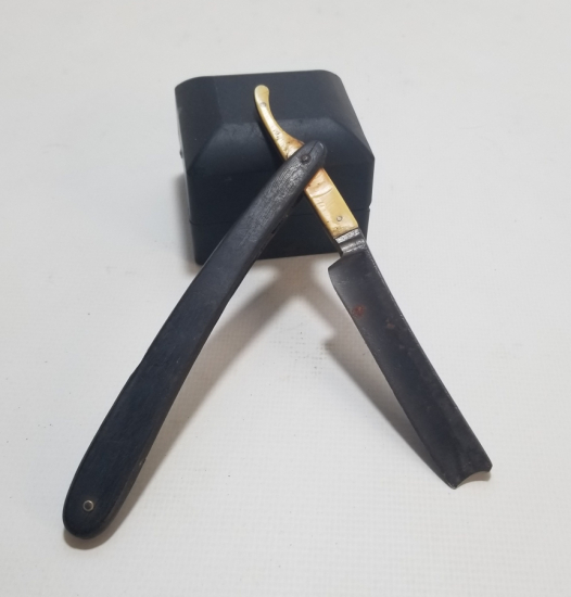 OSMANLI DÖNEMİ FİLDİŞİ APLİKLİ NADİR BERBER USTURASI