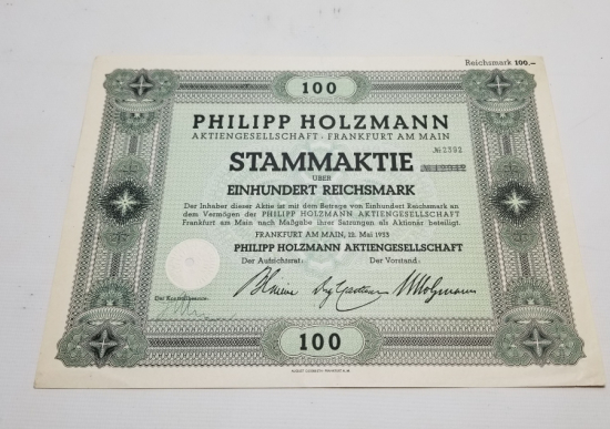 1933 TARİHLİ ALMAN KAĞIT PARA