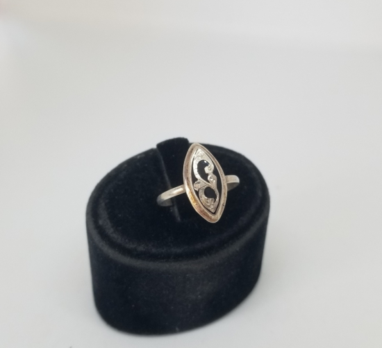 OSMANLI DÖNEMİ EL YAPIMI OLTU TAŞLI ÖZEL YAPIM GÜMÜŞ YÜZÜK