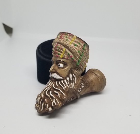 OSMANLI DÖNEMİ ORYANTALİST GÖRSELLİ EL BOYAMA NADİR PİPO