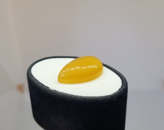 ÖZEL YAPIM KAYA DAMLA KEHRİBAR YÜZÜK KAŞI