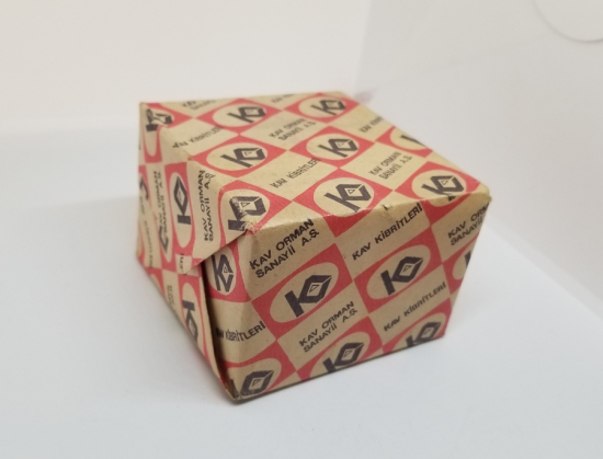 AÇILMAMIŞ PAKETİNDE ANTİKA KİBRİT