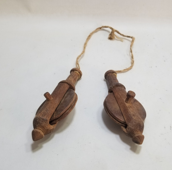 OSMANLI DÖNEMİ EL YAPIMI İKİ ADET ÇIKRIK MAKARASI