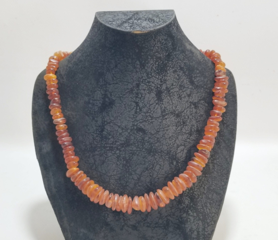 ÖZEL YAPIM DAMLA KEHRİBAR GERDANLIK