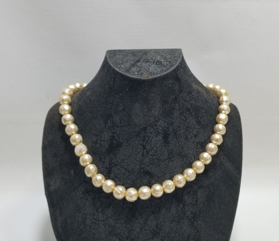 İNCİ GÖRÜNÜMLÜ BİJUTERİ GERDANLIK